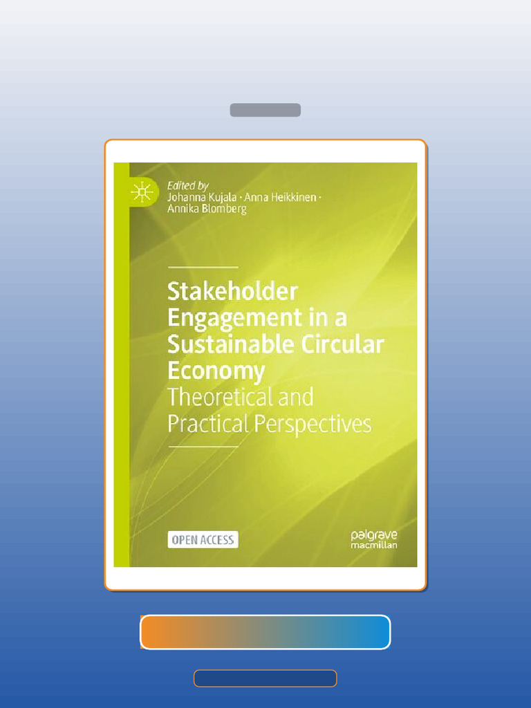 Test Bank for Stakeholder Engagement in Sustainable Circular Economy ...