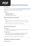 Excel 2011 Basic Workbook Tutorial | PDF | Microsoft Excel | Menu ...