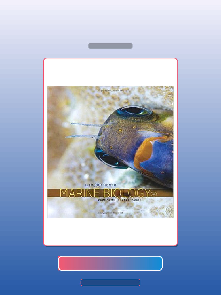 Test Bank for Introduction to Marine Biology 4th Edition Karleskint ...