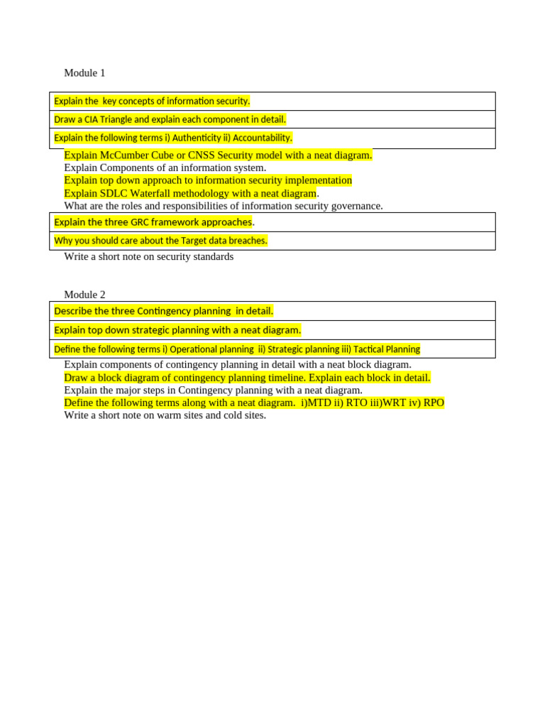 First IA Imp Questions[1] | PDF