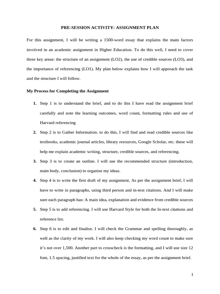 Academic Assignment Writing Guide | PDF | Citation | Writing