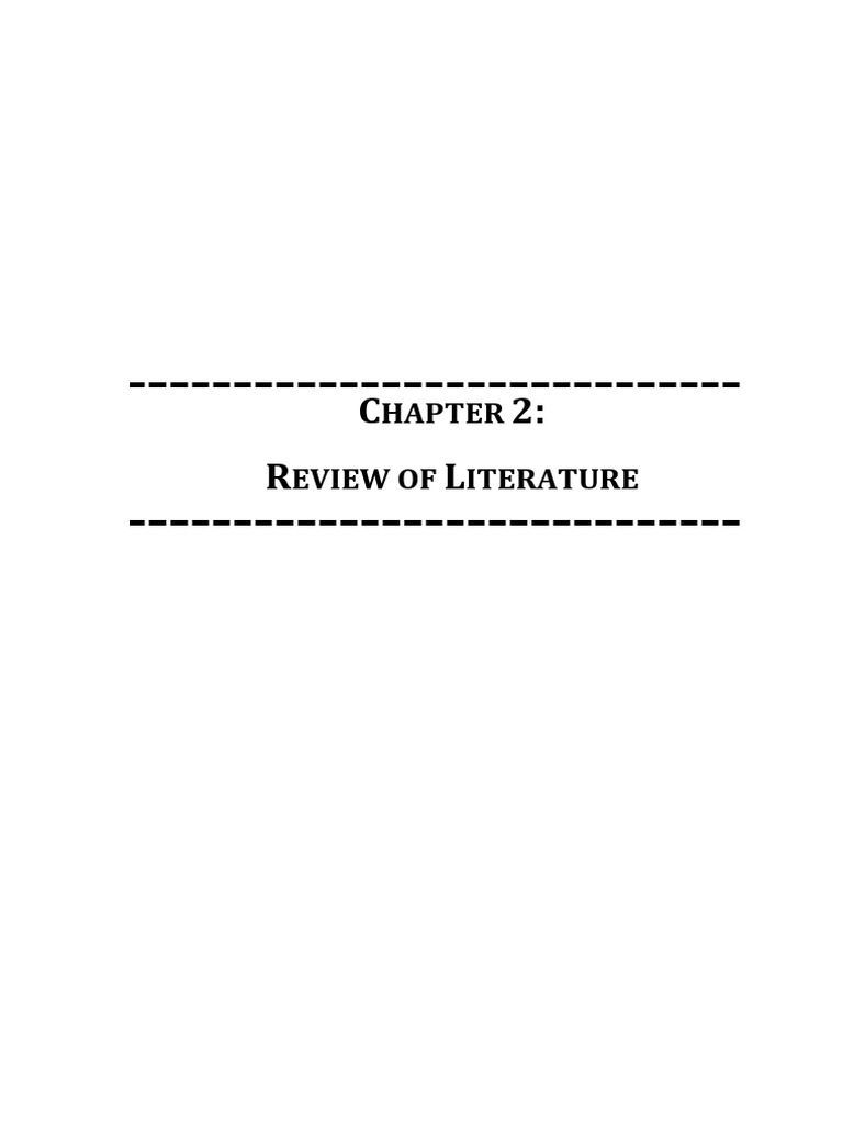 Importance of Literature Review in Research | PDF | Adolescence | Self ...