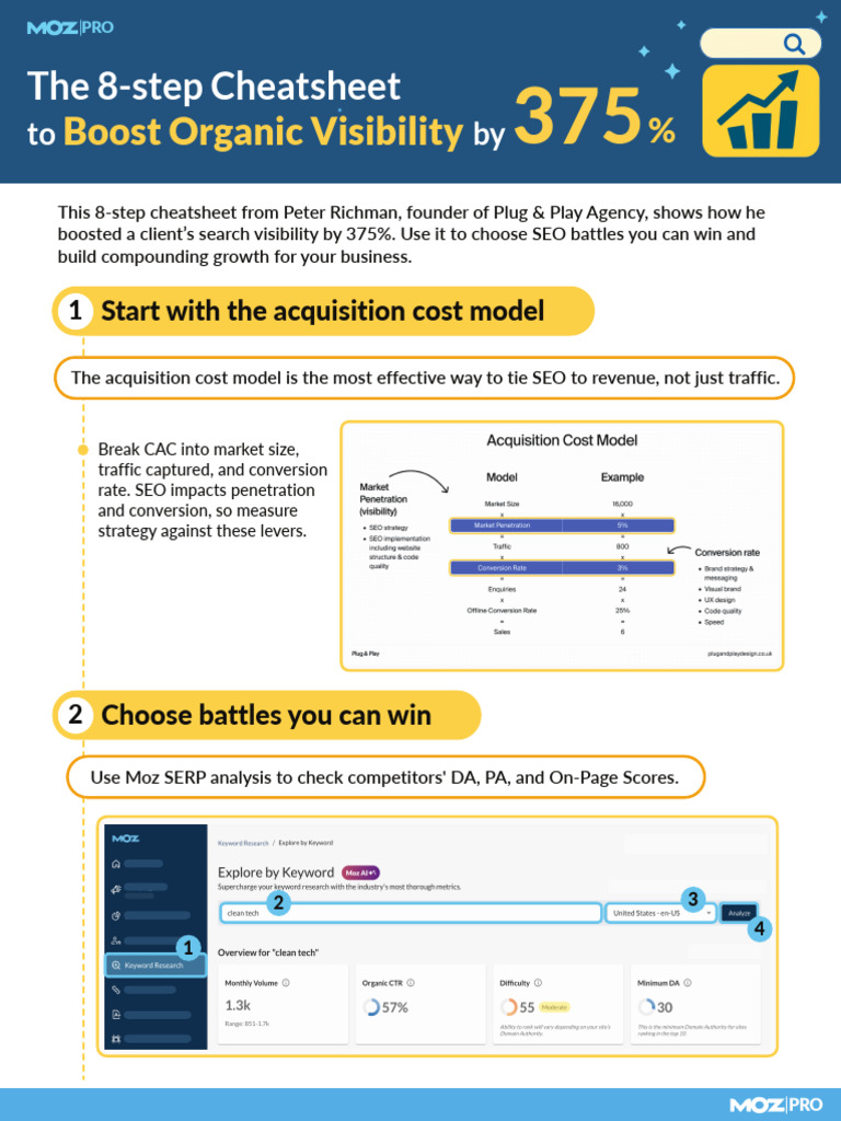 8-Step SEO Cheatsheet for Revenue Growth | PDF | Search Engine ...