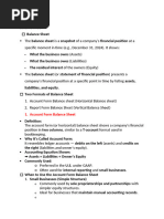 Types and Formats of Balance Sheets | PDF
