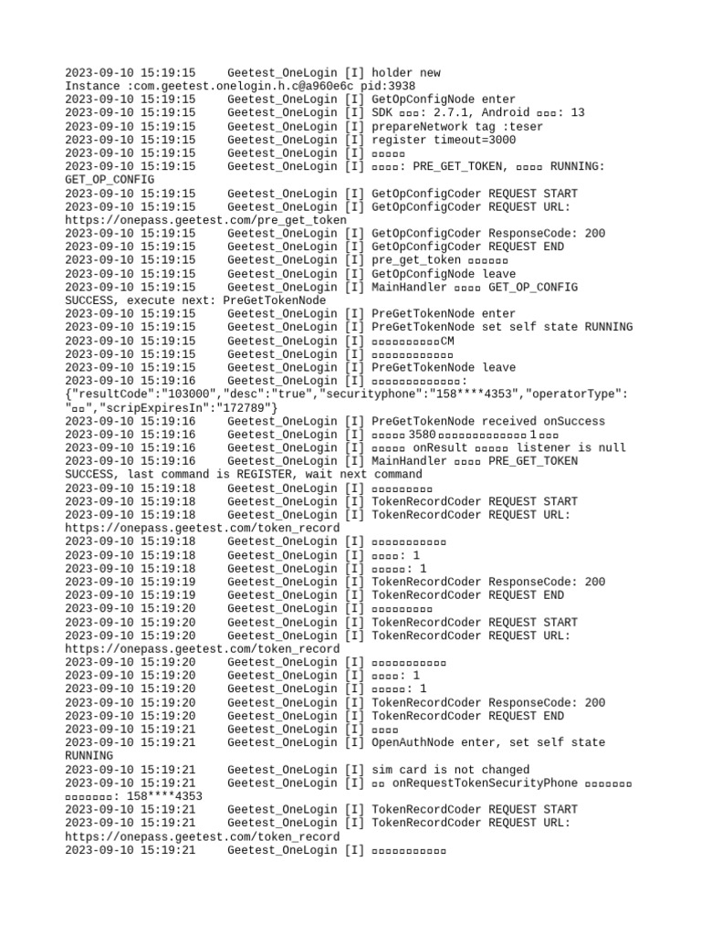Onelogin Log | PDF | Computing | Software Development