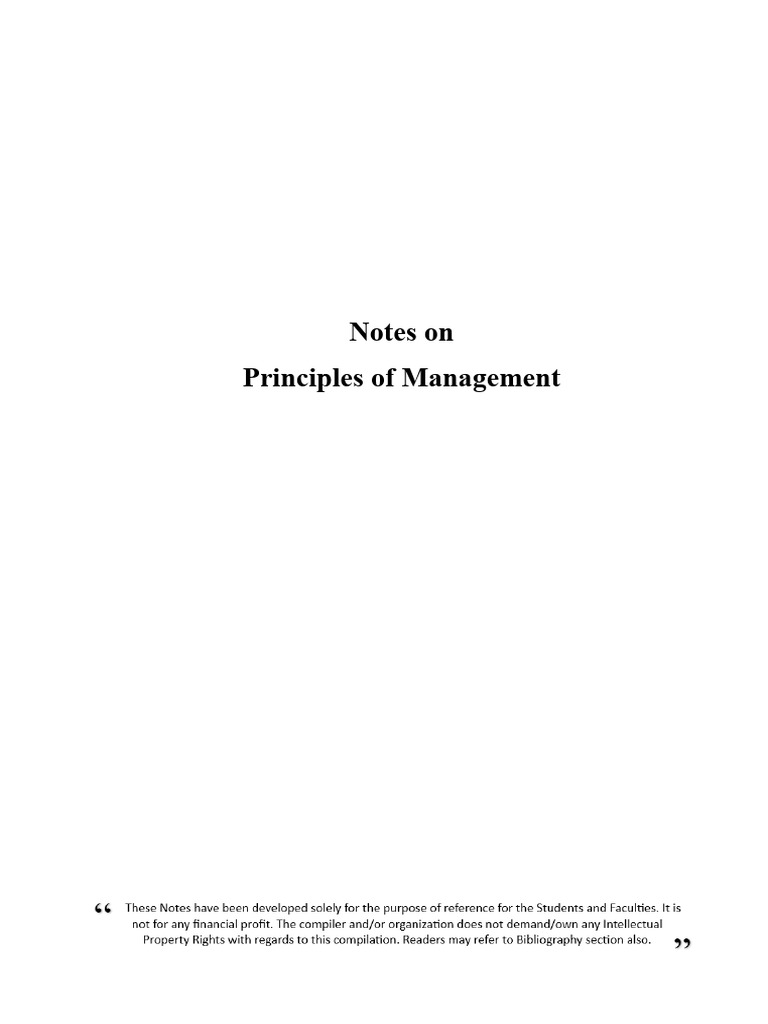 Principles of Management Overview | PDF | Science | Knowledge