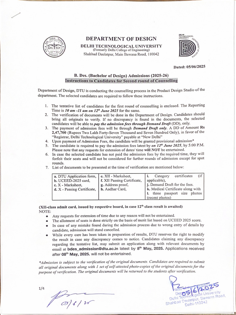 2R Bdes 25 | PDF