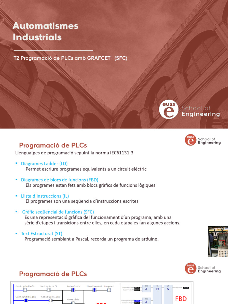 Tema 2. Grafcet - Sfcarchivo | PDF