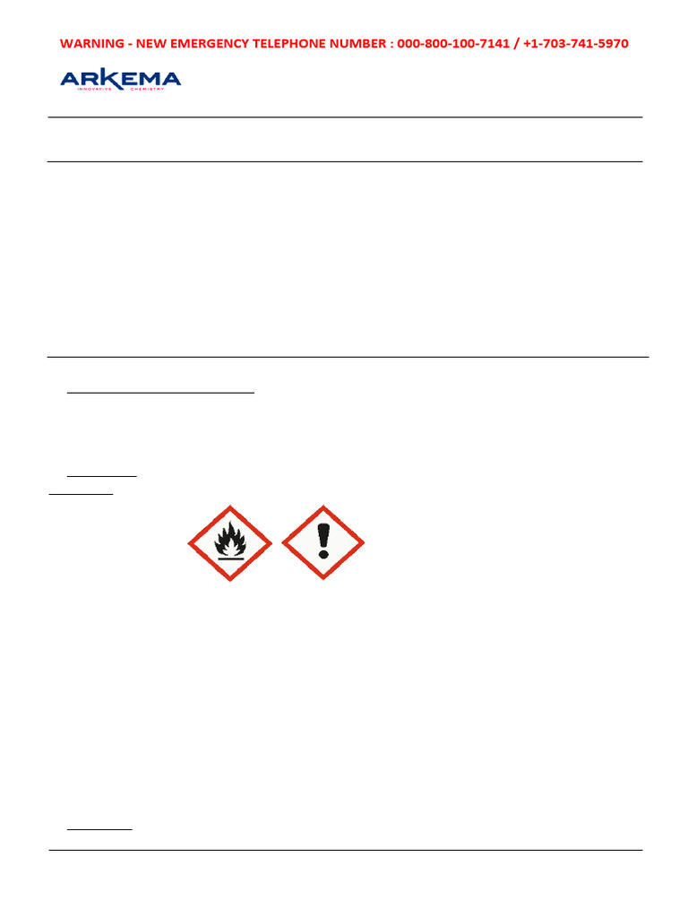 LUPEROX® FAF A Safety Data Sheet | PDF | Toxicity | Hydrogen Peroxide