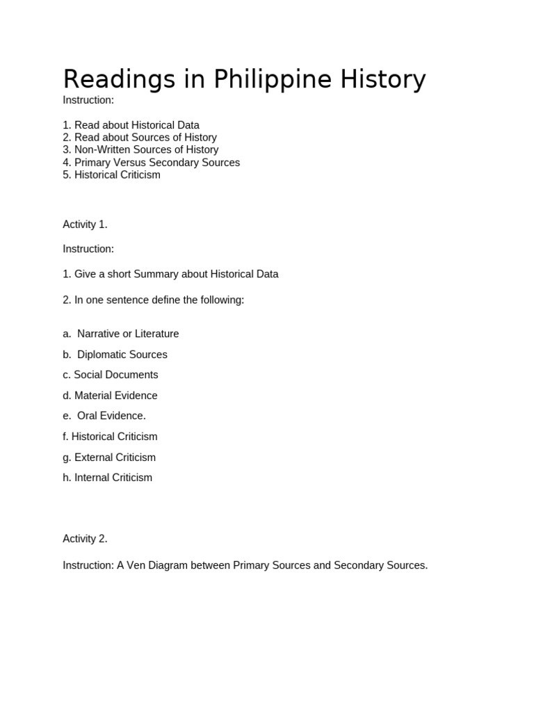 RPH Activity 2 | PDF