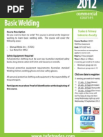 Basic Welding: Courses Commercial