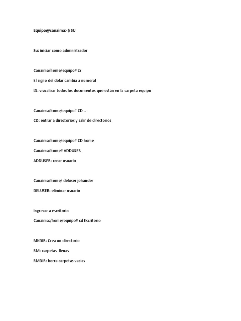 Comandos Esenciales de Linux para Administradores | PDF | Archivo de ...
