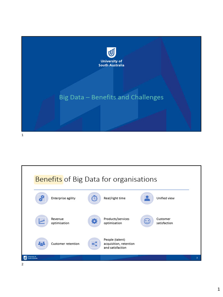 Week 02 - Benefits and Challenges of Big Data | PDF | Big Data | Computing