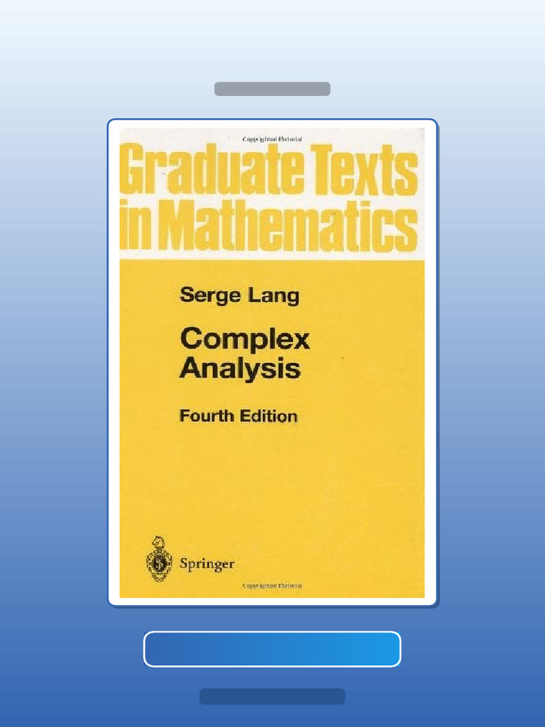 Test Bank for Complex Analysis | PDF | Multiple Choice | Information