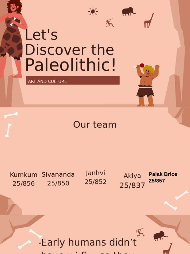 Sofo Ppt [Paleolithic Art} | PDF | Paleolithic | Stone Age