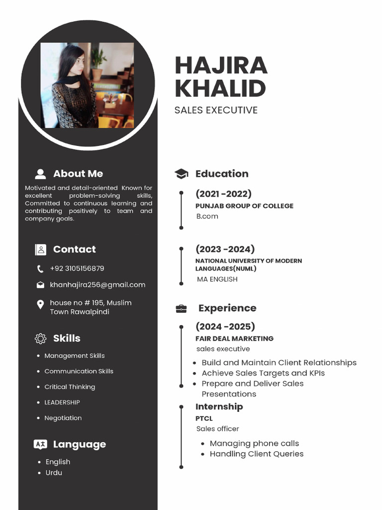 Hajira Khalid CV | PDF