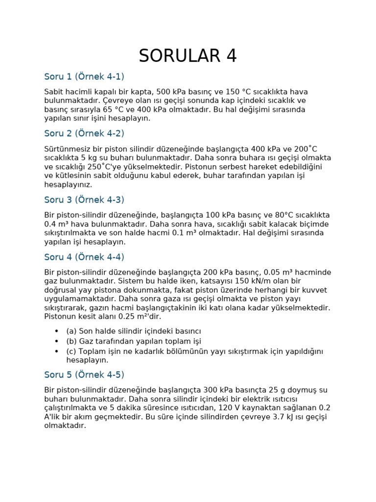 Sorular 4 | PDF