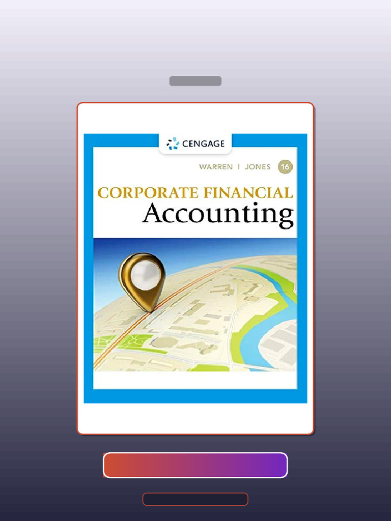 Test Bank for Corporate Financial Accounting 16th Edition | PDF ...