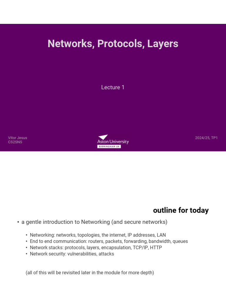 Networking Basics: Protocols and Layers | PDF | Computer Network ...