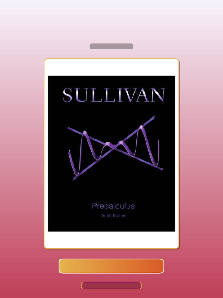 Test Bank for Precalculus 10th Edition Sullivan | PDF | Function ...