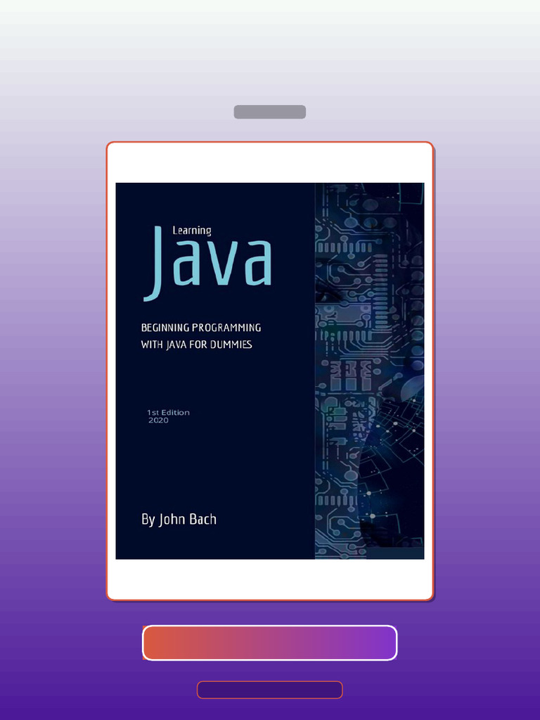 Test Bank for Learning Java Beginning Programming With Java for Dummies ...