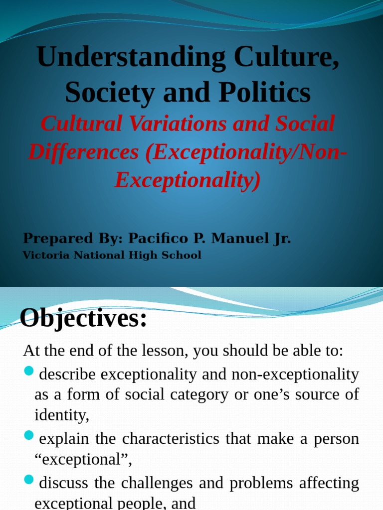 5. UCSP11_12SPU-Ia-1_005_Exceptionality&Non-Exceptionality | PDF ...