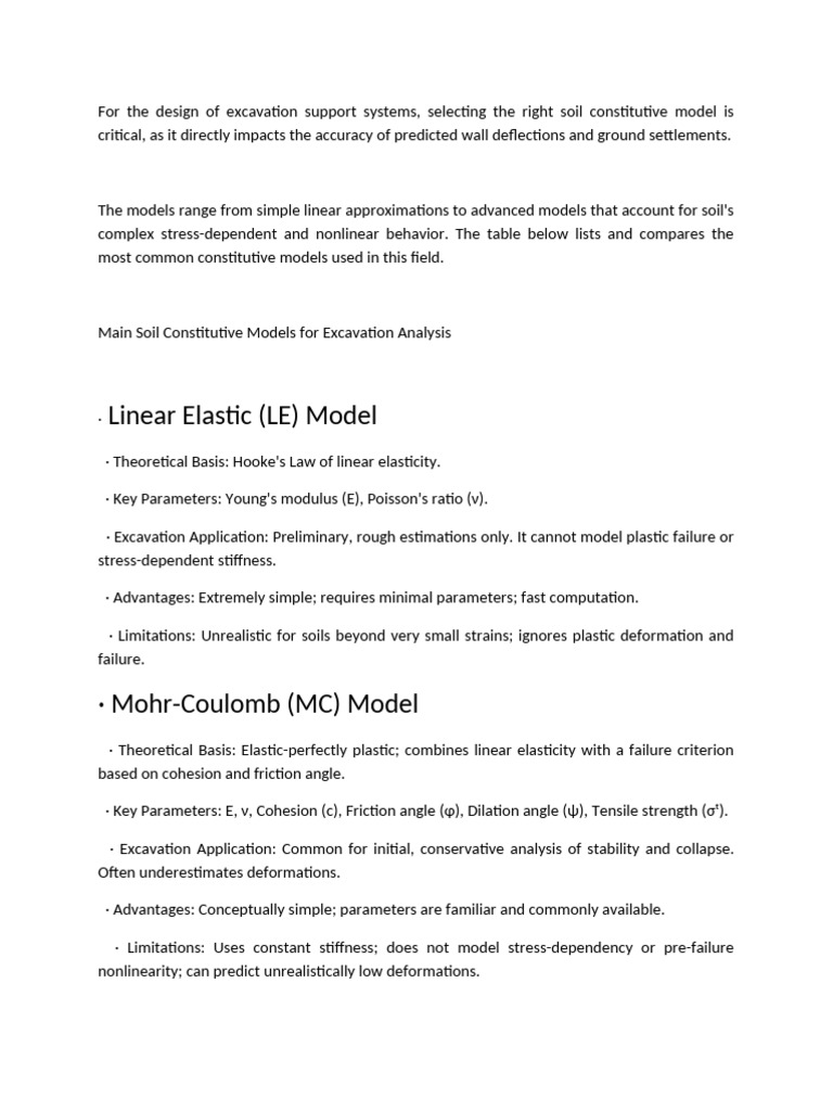 Soil Constitutive Model | PDF | Elasticity (Physics) | Deformation ...