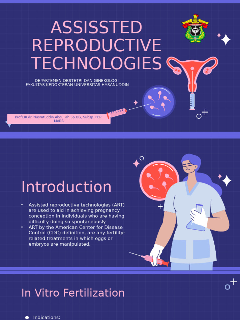 Assisted Reproductive Technologies | PDF | In Vitro Fertilisation ...