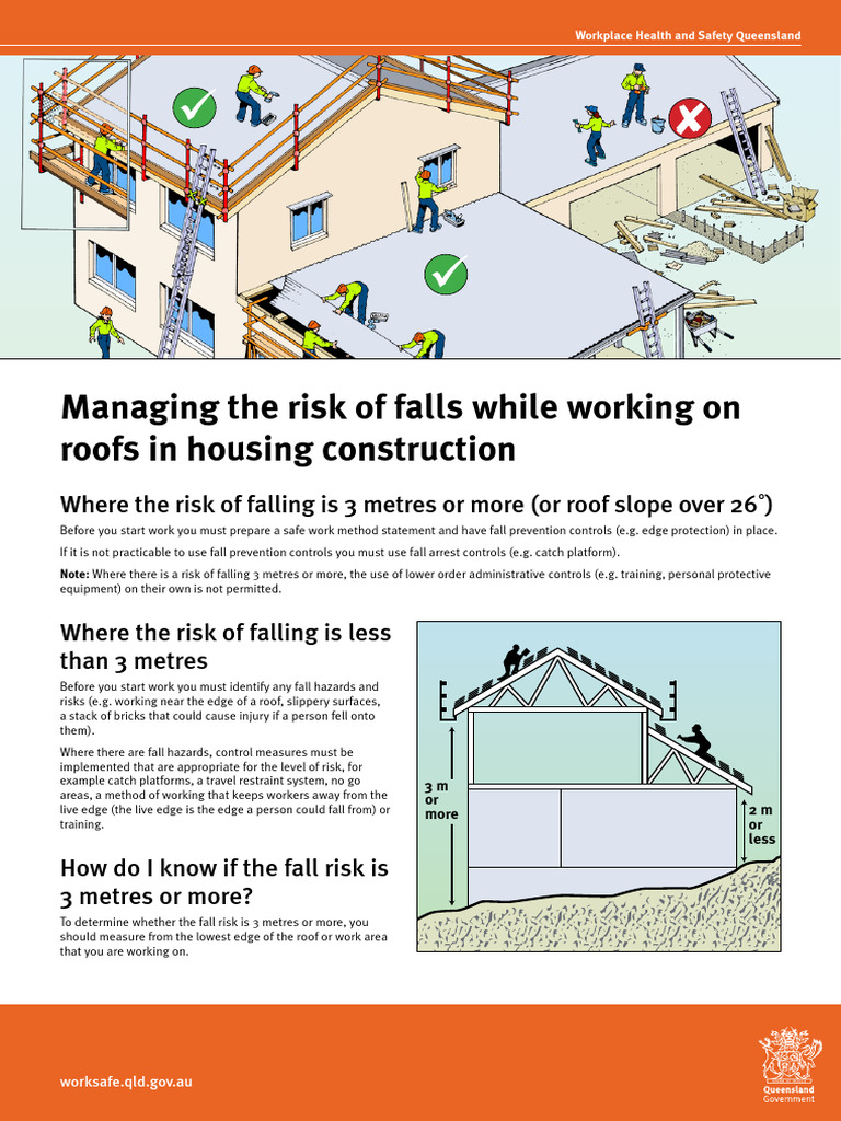 Fall Risk Management in Construction | PDF | Occupational Safety And ...