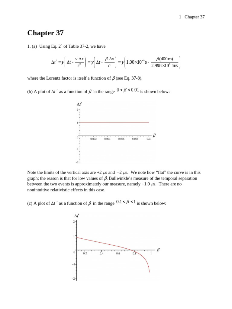 ch37 | PDF | Special Relativity | Physics