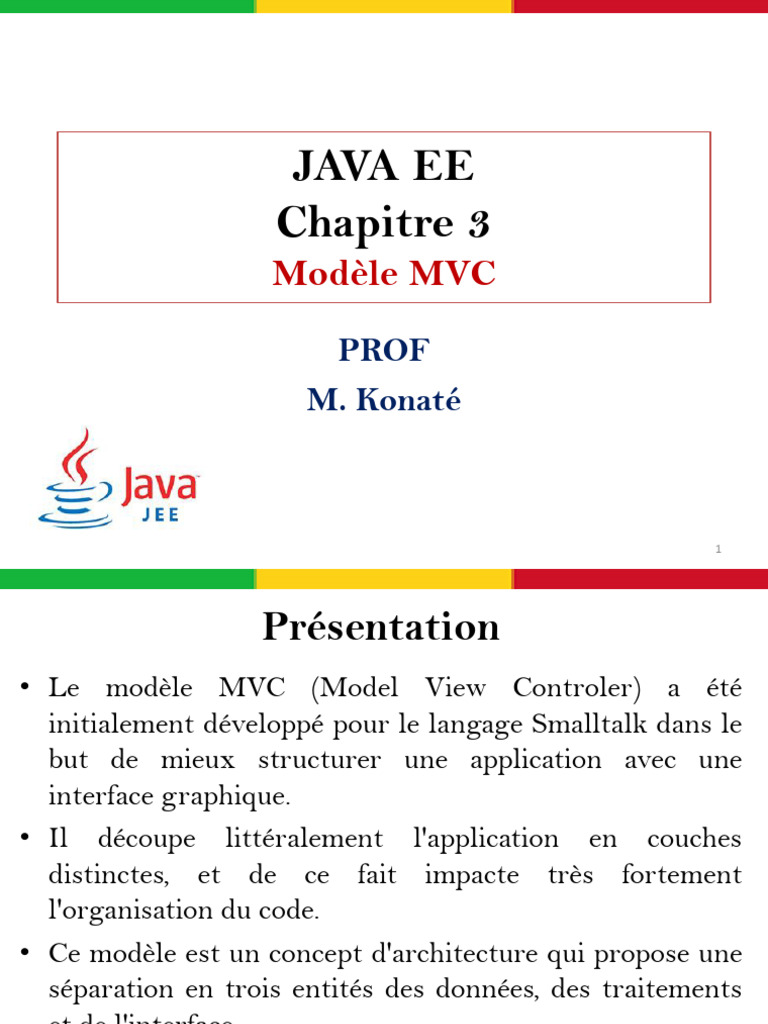 Introduction au Modèle MVC en Java EE | PDF | Modèle-vue-contrôleur ...