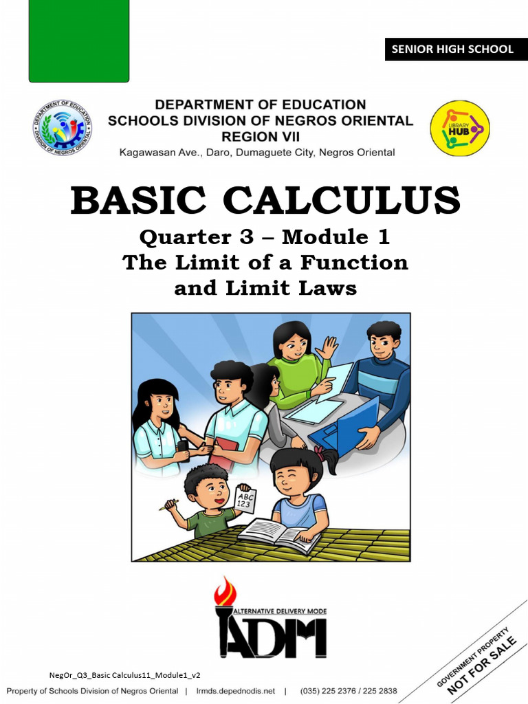 Basic Calculus: Limits and Laws Guide | PDF | Function (Mathematics ...