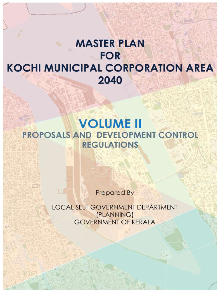 Kochi Municipal Master Plan 2040 | PDF | Road | City