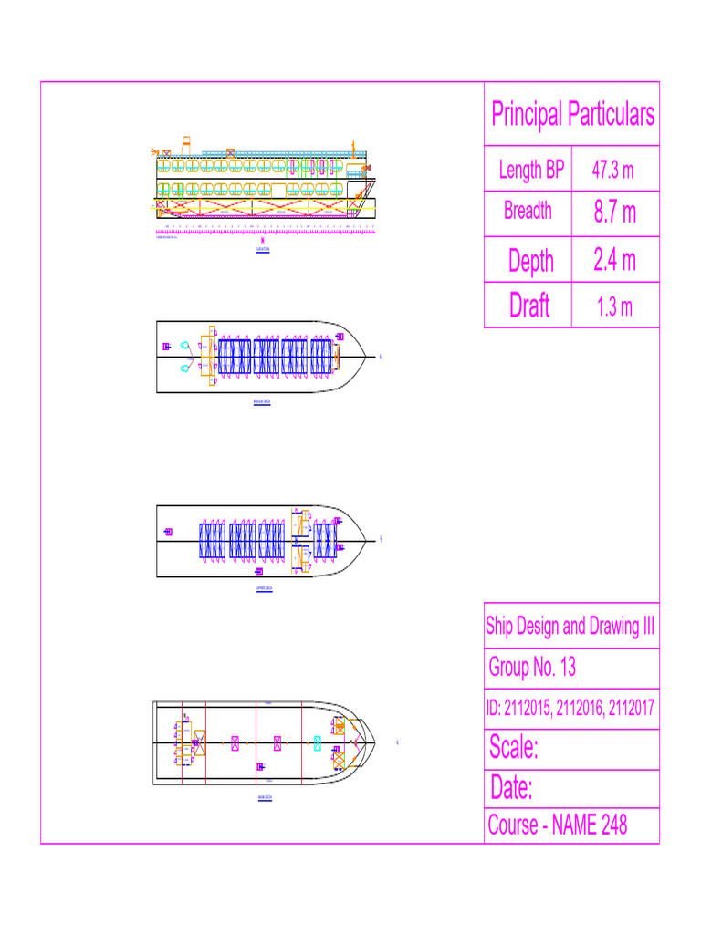 Ship Design Specifications Overview | PDF | Freight Transport | Ships