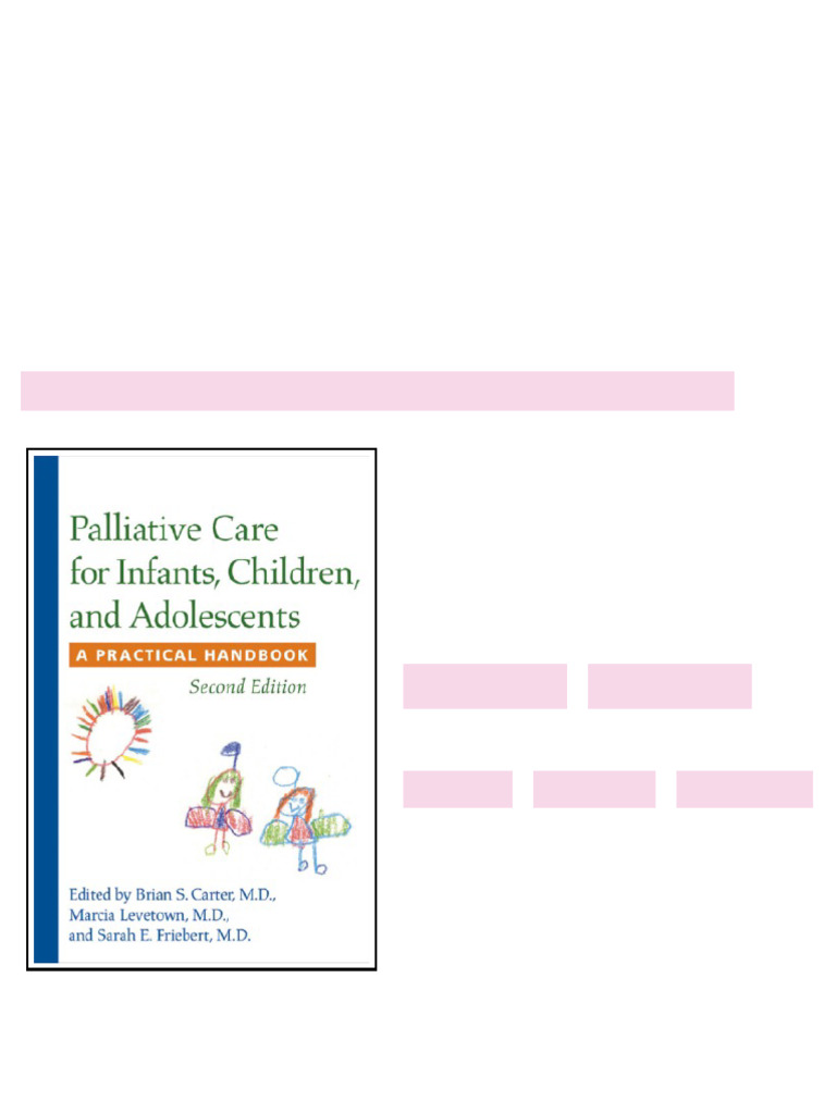 (Ebook) Palliative Care for Infants, Children, and Adolescents: A ...