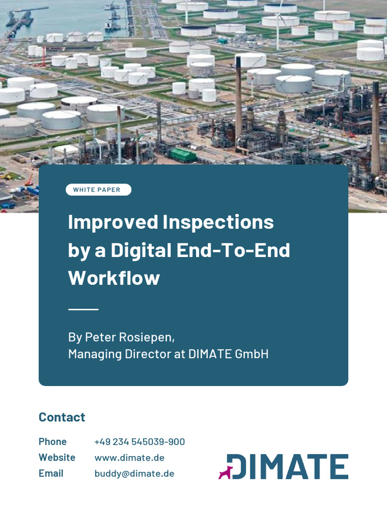 Improved Inspections by a Digital End to End Workflow | PDF ...