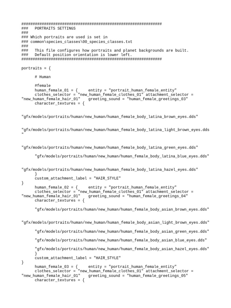 07 Portraits Human | PDF
