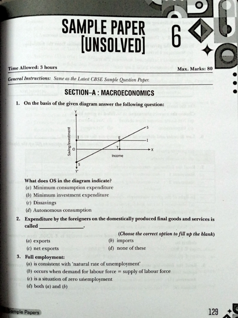 Sample Paper 6 | PDF