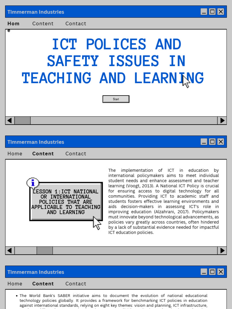 ICT Policies and Safety in Education | PDF | Information And ...