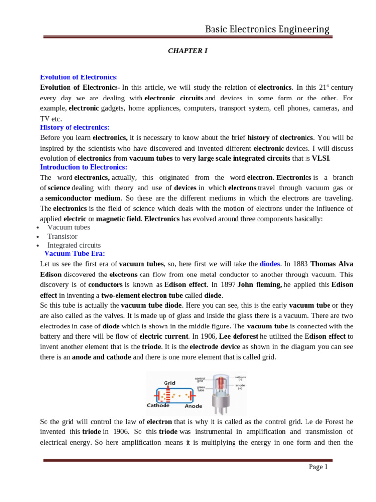 Beee Part2 Chapter-1 r23 | PDF | P–N Junction | Integrated Circuit