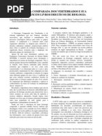 Fisiologia Comparada Dos Vertebrados e Sua Abordagem Em Livros Didaticos de Biologia