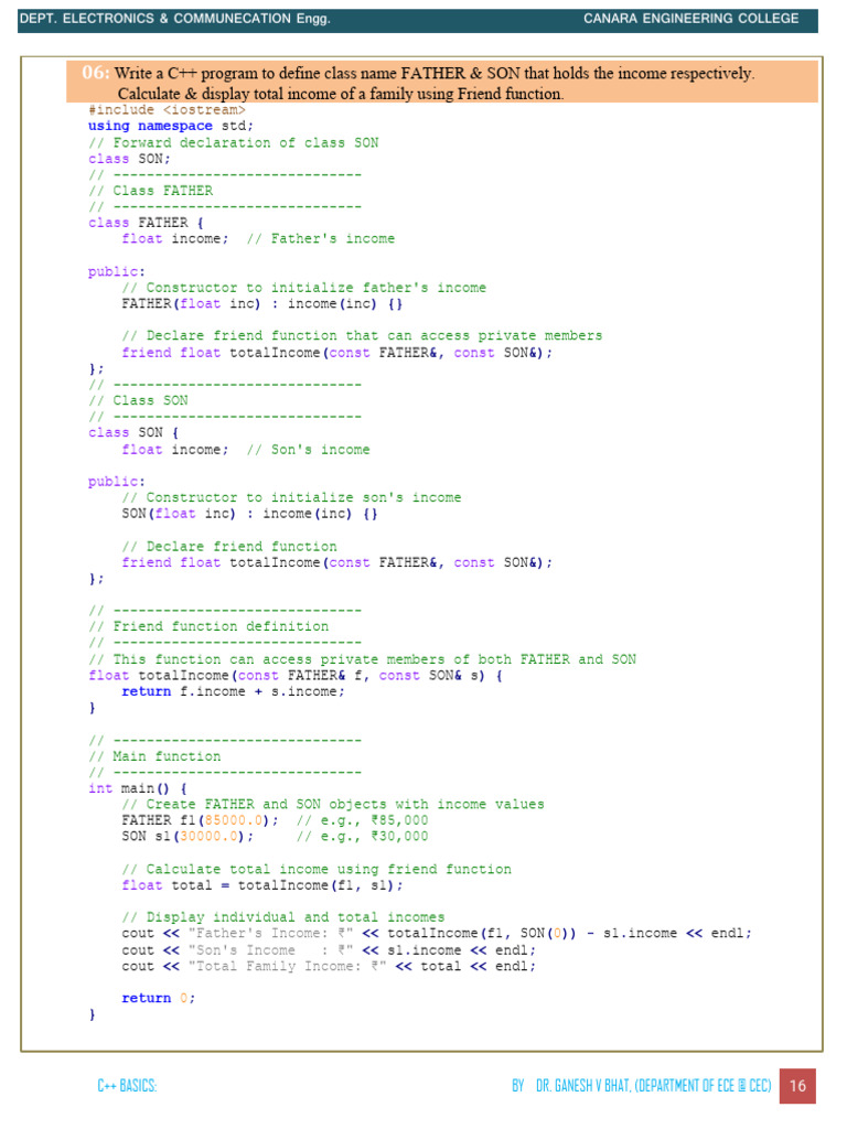 C++ Programming Basics and Examples | PDF | Computing | Computer ...