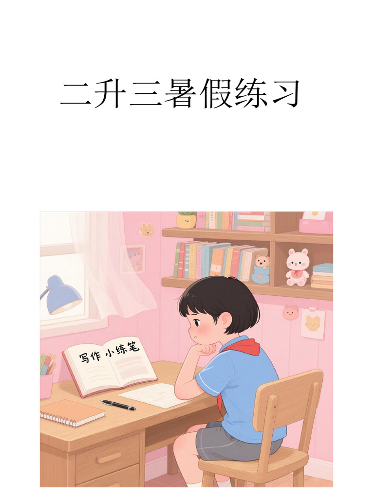 二升三暑假作文仿写小练笔 | PDF