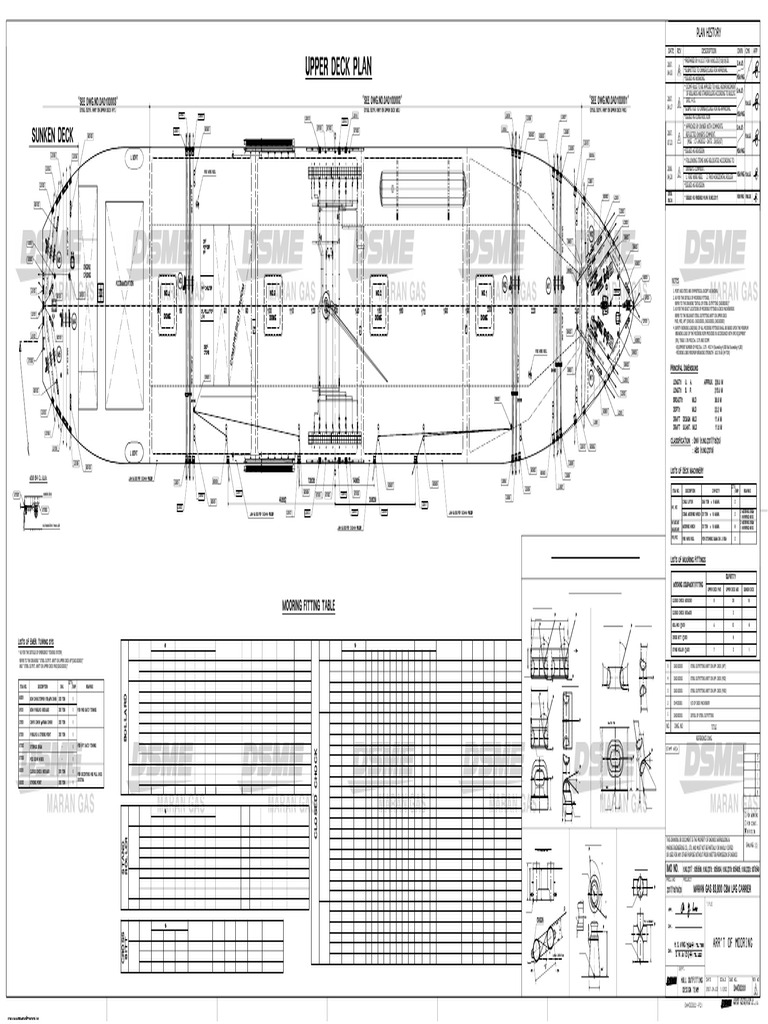 Upper Deck Plan Approval Document | PDF | Watercraft | Ships