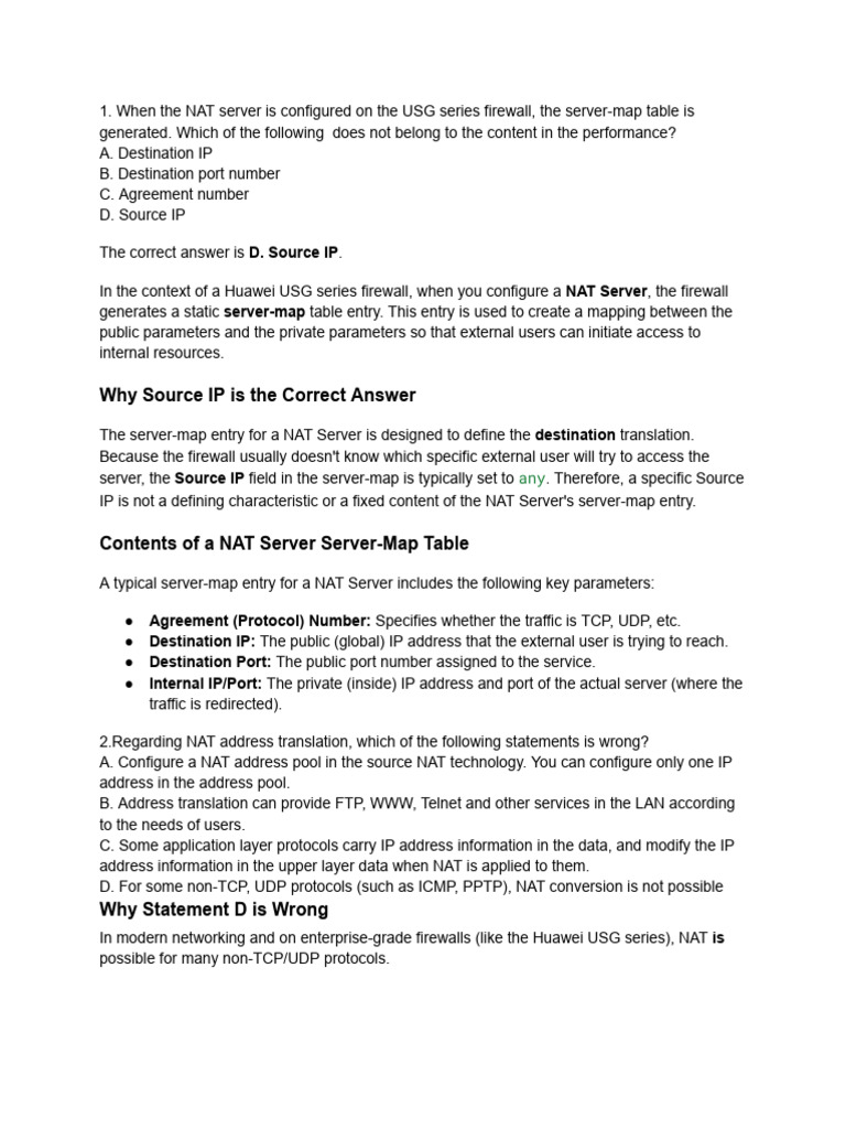 NAT Technologies | PDF | Firewall (Computing) | Port (Computer Networking)