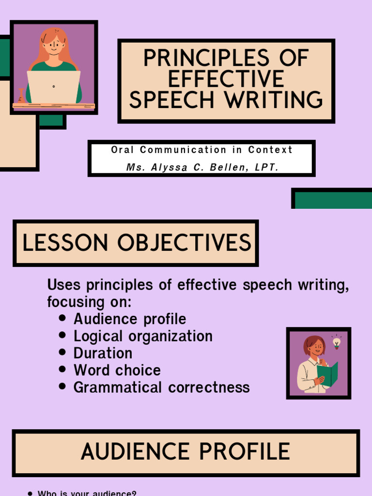 Effective Speech Writing Principles | PDF | Speech | Jargon