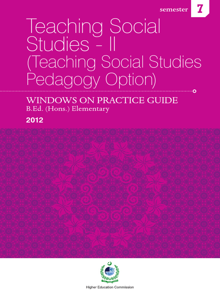Social Studies Teaching Guide for B.Ed. | PDF | Inquiry Based Learning ...