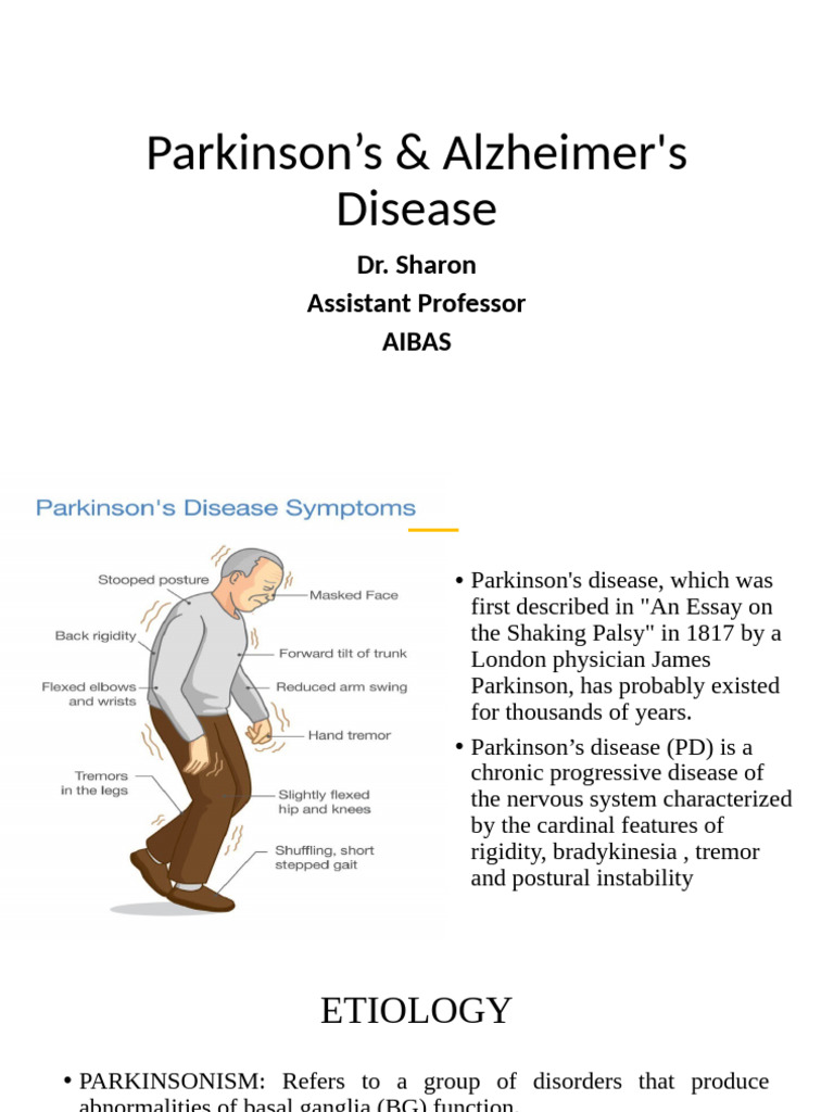 Parkinsons Alzheimers disease | PDF | Parkinson's Disease | Alzheimer's ...