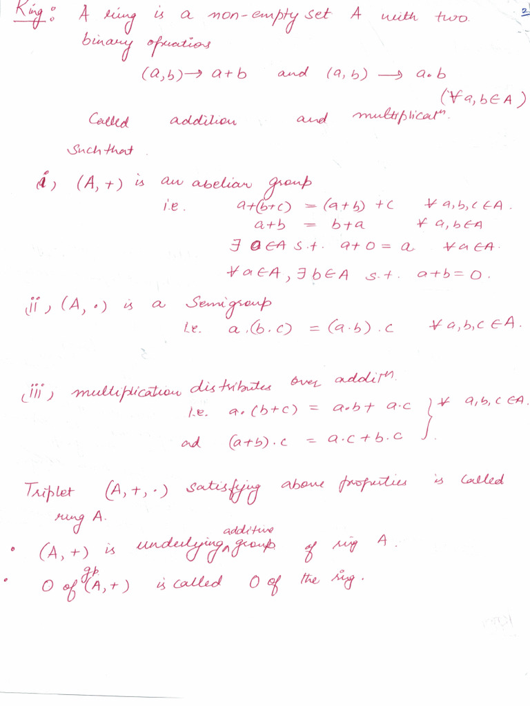 Ring Theory - 250908 - 035714 | PDF