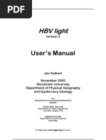 HBV Manual 2005